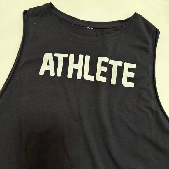 Athlete Under Armour womens black top measurements provided gym exercise fitness - Picture 6 of 7